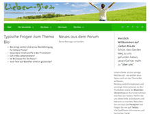 Tablet Screenshot of lieber-bio.de